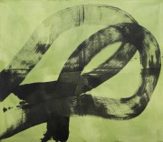 25/1,  Acryl, Tusche auf LW,  2025, 130 x 150 cm