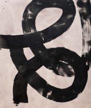 24/10,  Acryl, Tusche auf LW, 2024, 160 x 135 cm