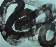 24/4,  Acryl, Tusche auf LW, 2024, 135 x 160 cm