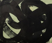 24/5,  Acryl, Tusche auf LW,  2024, 135 x 160 cm