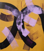 24/8,  Acryl, Tusche, Öl auf LW, 2024, 160 x 135 cm