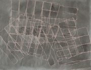 Spachtel VII, Fettkreide, Tusche auf Papier, 2009, 48 x 63 cm, Besitz Kunstfonds Sachsen