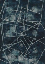 Kunstgraben 27.4.22 II, Monotypie, 70 x 50 cm