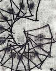 Kunstgraben 16.4.24 I, Monotypie, 50 x 40 cm