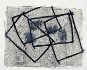 Kunstgraben 27.3.24 I, Monotypie, 40 x 50 cm