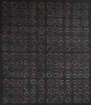 19/5  Öl, Tusche, Fettkreide auf Leinwand, 2019, 150 x 130 cm