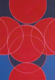 Öl, Fettkreide auf Leinwand, 2020, 80 x 55 cm