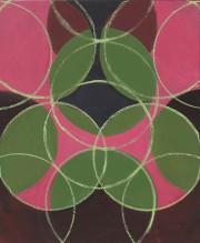 Öl, Fettkreide auf Leinwand, 2020, 85 x 70 cm