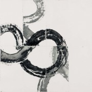 o. T.    Offene Ätzung,   Unikat,   2004,  49 x 49 cm