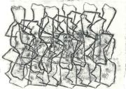 Wege 1  8.6.20 III,  Monotypie, 29,7 x 42 cm
