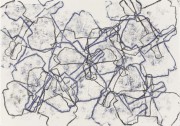 Wege 4  1.6./18.7.20, Monotopie, 29,7 x 42 cm, Privatbesitz