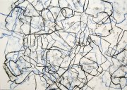 Wege 4  15.12.20 II, Monotypie, 29,7 x 42 cm