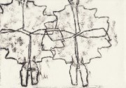 Wege 6  8.7.20 V, Monotypie, 21 x 29,7 cm