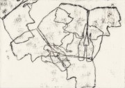 Wege 6  8.7.20 VIII, Monotypie, 21 x 29,7 cm