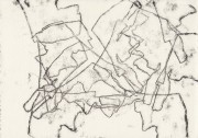 Wege 6  8.7.20 XII, Monotypie, 21 x 29,7 cm